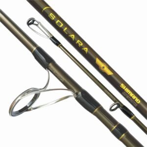 Caña Shimano Solara Carbón Solido spinning 1.80m  hasta 1.98m – 2 piezas
