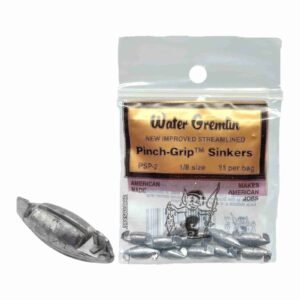 Plomadas pinch grip sinkers Water Gremlin 1/8 onza – 11 pzs
