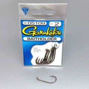 Anzuelo Gamakatsu Baitholder 3 Barbas made in Japan #2 - 8 unidades