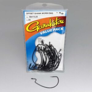 Anzuelo Gamakatsu Offset Shank Worm Ews #5/0 - 1 unidad