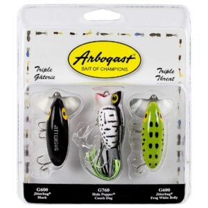 Señuelo Arbogast Hula Popper + Jitterbug - Kit x 3