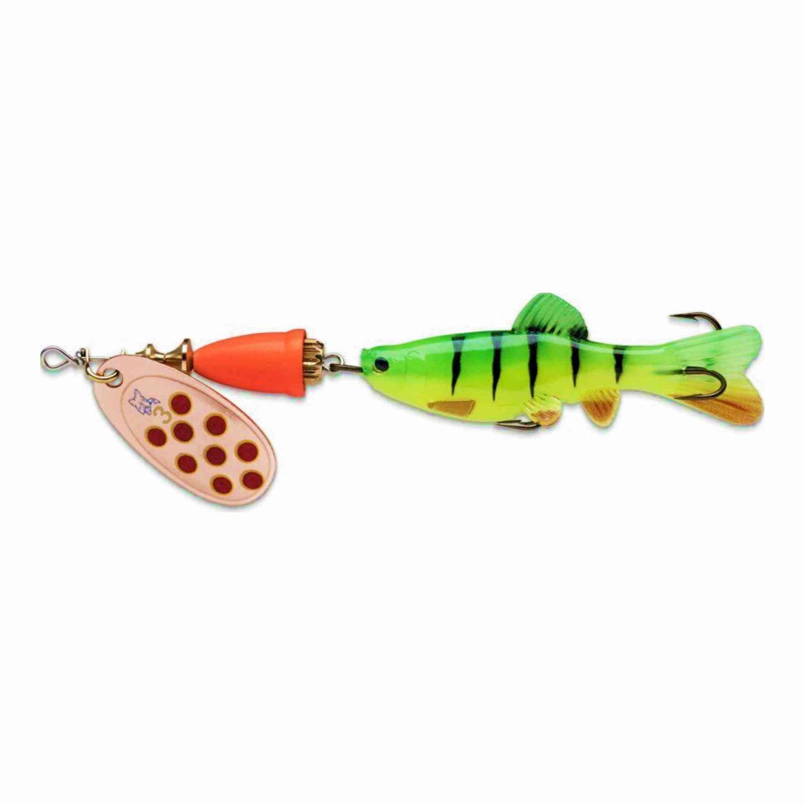 Cuchara Vibrax Chaser con pescaito 5